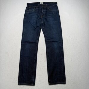 Railcar Fine Goods Jeans Mens 30 Selvedge Raw Denim Button Fly Made USA